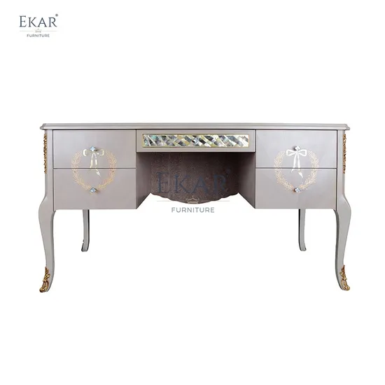 Classic Solid Wood Office Desk Functional Design for an Elegant and Productive Workspace