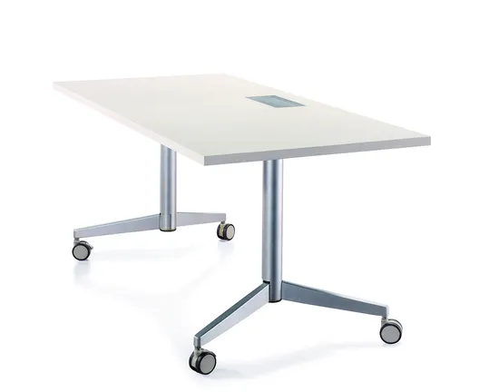 Training Swivel Computer Aluminum Conference Folding Office Desk