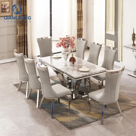 Wholesale Imported Marble Dining Room Sets Luxury Dining Furniture