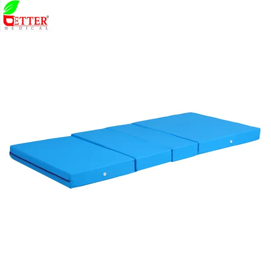 Medical Products 4 Foldings PU Covered Foam / Sponge Mattress for Hospital Bed