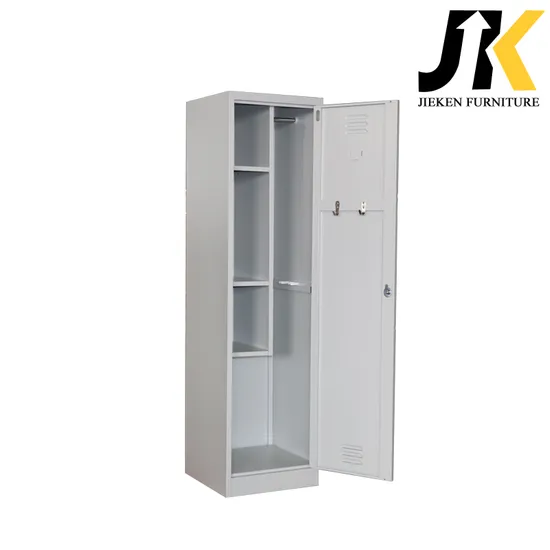 Multifunctional Metal Cleaning Tool Mop and Broom Storage Single Door Steel Cleaning Cabinets