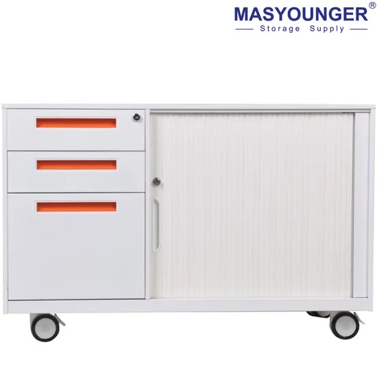Office Furniture Large Storage Modern Office Metal Mobile Caddy Cabinet