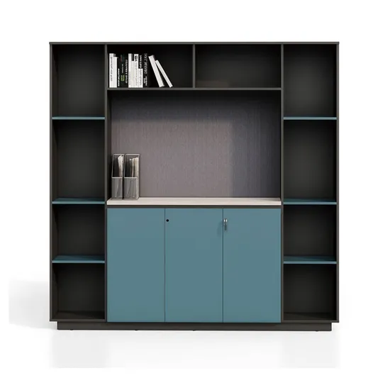Stylish Modern Wooden Office File Cabinet for Efficient Storage