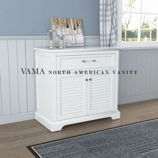 Vama 36 Inch Excutive Wooden Modern Film Cabinet Console Cabinet Guangzhou 656036-Cc-Wh