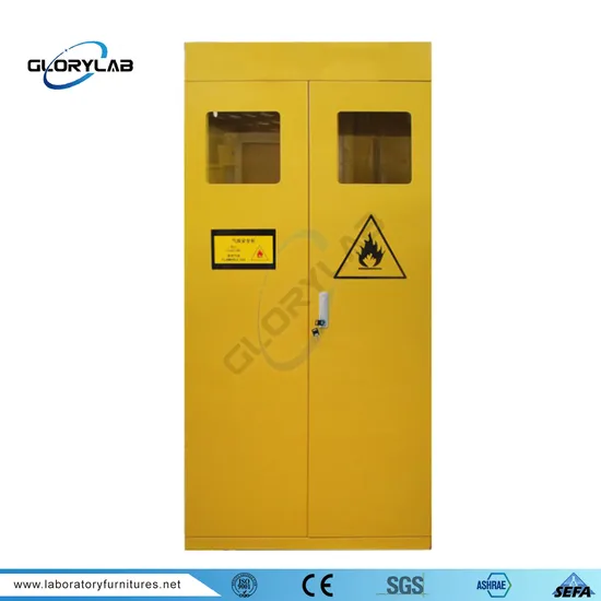 CE Certified Steel Gas Cylinder Cabinet with Epoxy Powder (JH-HC010)