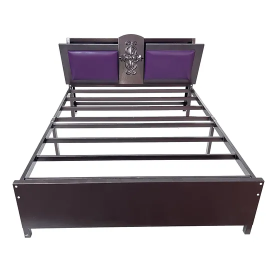Luxury Easy Assembly Metal King Queen Size Bed Frame with Headboard