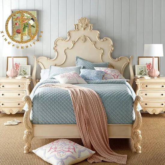 European-Style Multifunctional Double Customizable Home Bed