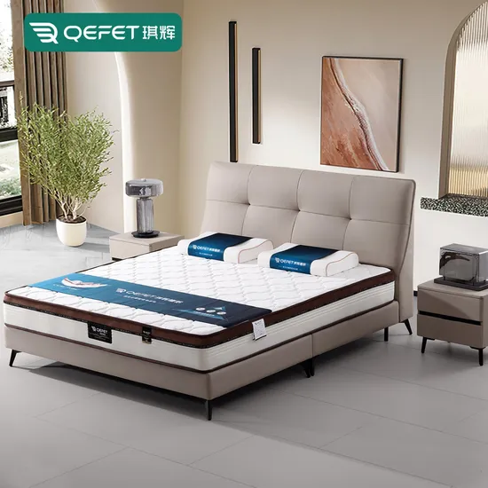 Modern Luxury King Size Bed High Quality Home Bedroom Furniture Set with Leather or Fabric Bed Style Panel Design