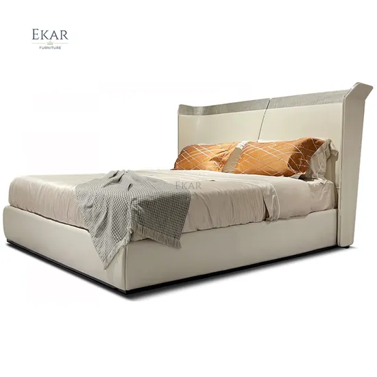 French Gold Metal Bedroom Bed - Bedroom Furniture Modern Home Furniture