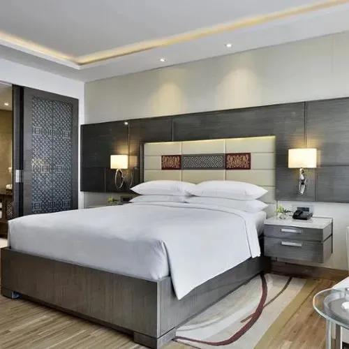 Customized FF&E Project Apartment Villa Hospitality King Size Bed Hotel Furniture Manufacturer