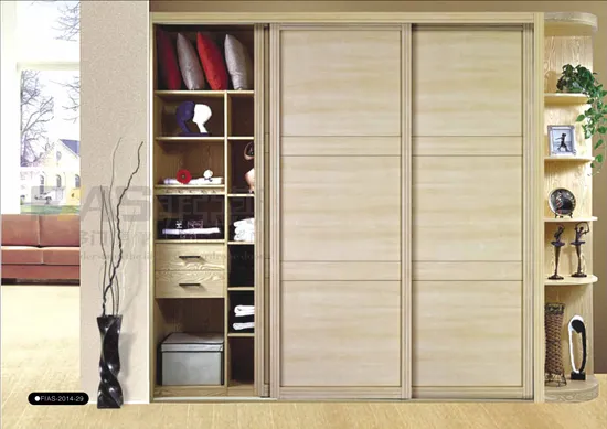 Top Quality E1 Melamine Particle Board Wardrobe for Living Room in China