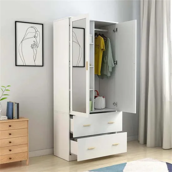 Modern Multi-Functional Storage Cabinet for Home and Office Wooden Furniture