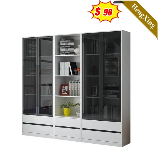 High-End Fashionable Style Bedroom Furniture Sliding Glass Door Wardrobe