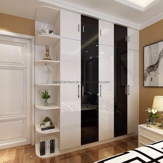 Beautiful Home Bedroom Furniture Modern White Wardrobe