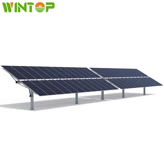 Automatic Double Portrait Horizontal Single-Axis Solar Tracker System
