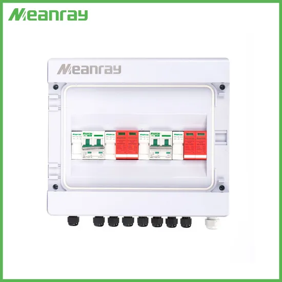 PV String Combiner Box 600V DC System PV Array 2 in 2 out Plastic Box