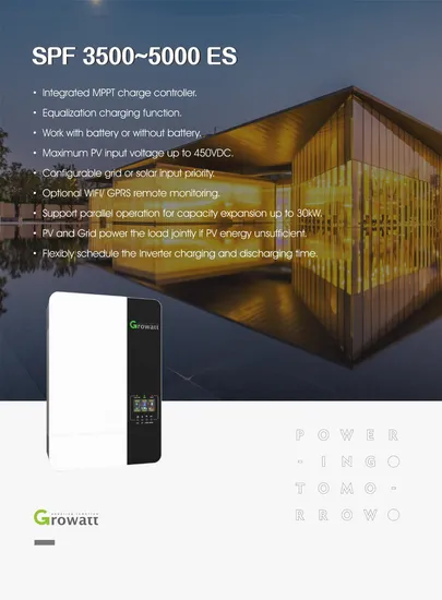 Growatt SPF5000es off Grid Hybrid Solar Inverter Can Work with or Without Batteries