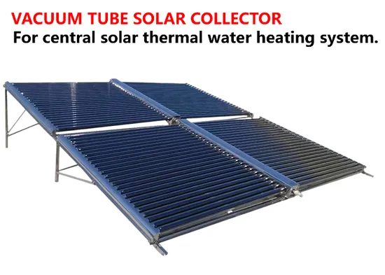 Economic Solar Evacuated Tube Collector Horizontal Mounted