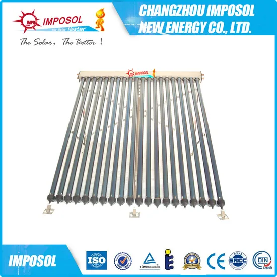 250L Rooftop Stainless Steel Heat Pipe Solar Thermal Collector