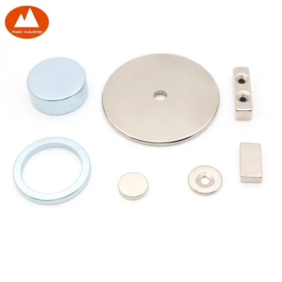China N35-N52 Custom Disc Ring Round Arc Block Motor Speaker Industrial Magnetic Material Permanent Rare Earth Super Powerful Strong NdFeB Neo Neodymium Magnet