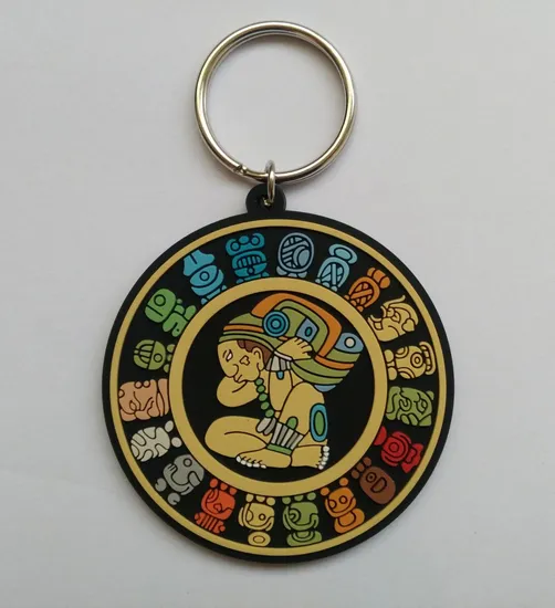 Gift Key Chain Keyring Silicone Rubber PVC Keychain