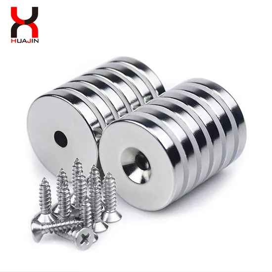 15X3mm 20X5mm Strong Neodymium Round Magnet with Countersunk N52 Screw Thread M3 M4 Hole