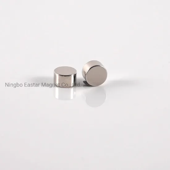 China Manufacturer High Quality with Grade N38 Round Button Permanent Neodymium Magnet