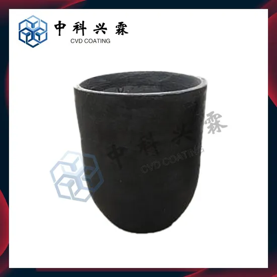 Gold Melting Graphite Crucible Induction Heating Crucible for Aluminium with Stopper K3