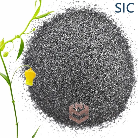 Carborundum Black Silicon Carbide Used as Abrasive Grinding Sic 98%Min F12-F220 240# 325#