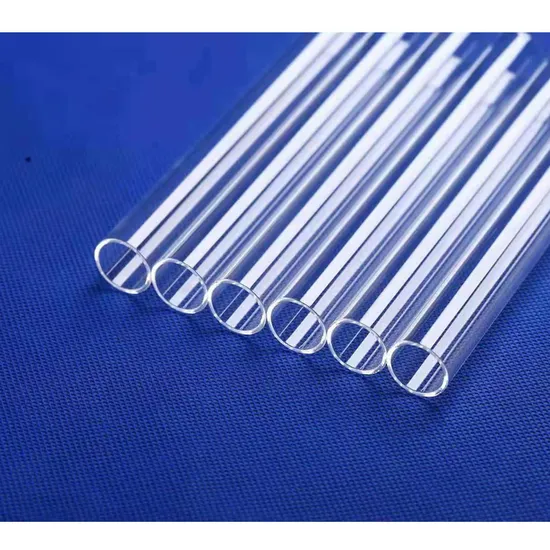Clear Quartz Glass UV Tube Cut Pipe for Halogen Heating Infrared