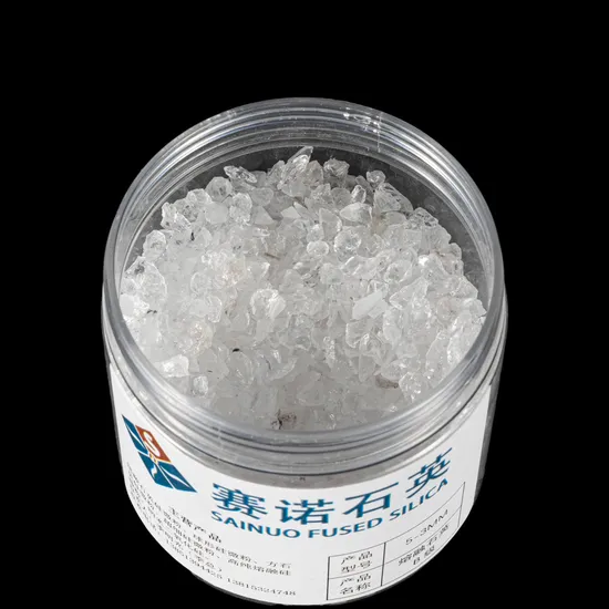 Fused Silica Lump 0-50mm Quartz for Amorphous Refractories and Refractory Materials