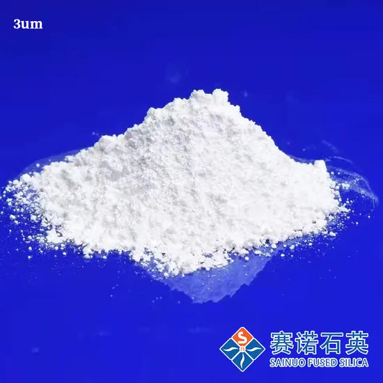 Fused Silica Powder High Purity Quartz Sio2 99.95% Micron Silicon Powder 3.5um