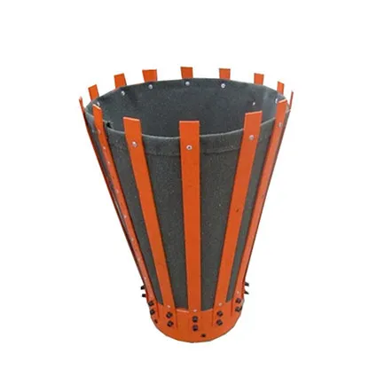 Drop Shipping API Standard Slip on Metal Cement Basket / Canvas Cementing Basket for Sale for Oilfield