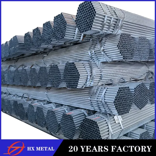 Pipe Factory High Quality Q235, BS1387, ASTM A53, A500, S235jr, Ss400 Pregalvanized Steel Pipe/Pregalvanized Round Pipe/Round Pipe/Gi Pipe with Better Price
