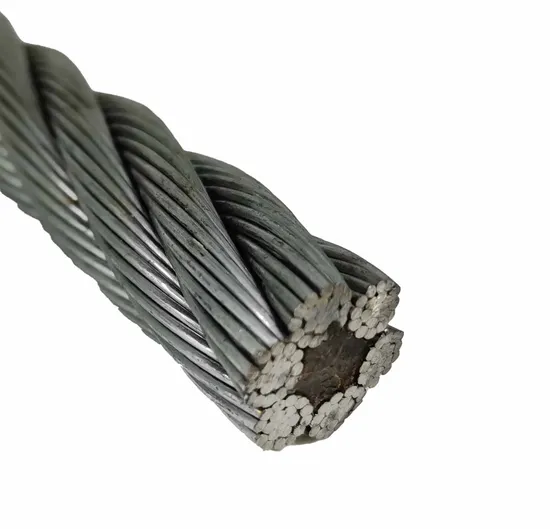 6X7+FC Diameter 23mm Steel Wire Rope Ungalvanized and Galvanized for Belt Conveyer, Ropeway Drawing and Winch
