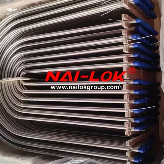 Nickel Alloy Stainless ASTM Asmetubing Stainless Steel U-Bend Type Seamless Tubes 12.7X1.24mm