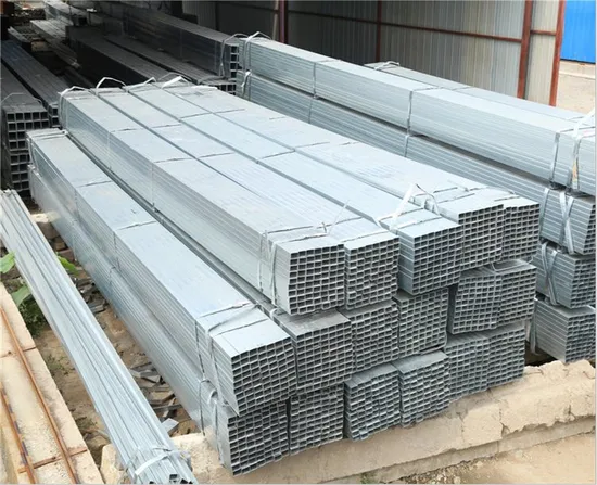 Mild Carbon Welded Metal Ms ERW Black Iron Hollow Section Rectangular and Square Steel Pipe 200X200 Galvanized Square Tube