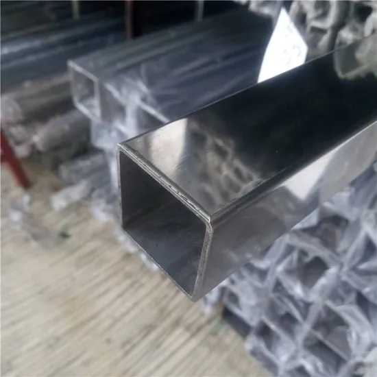 304 Mirror Polished Stainless Steel Square Tubing for Sale
