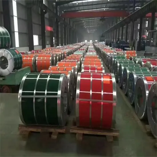 China ASTM A792 Factory Customized Cutting Service Color Coated Pre-Painted Low Carbon Mild Steel Strip PPGI Coil Price