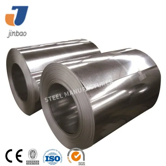 0.12-6mm Thick Hot Dipped Zinc Coated Dx51d Z275g Galvanized Steel Coil with Regular Spangle 1220 Width ISO Certification