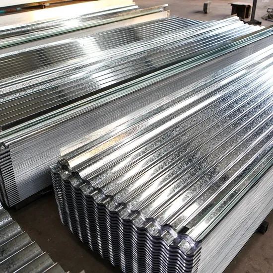 Roof Roofing Corrugated Gi Galvanized Steel Metal Tile with Hot Dipped Zinc Coated Q195 G350 G550