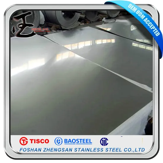Factory Price 304 201 Mirror No. 8 No. 4 Stainless Steel Sheet Plate with Good Quality