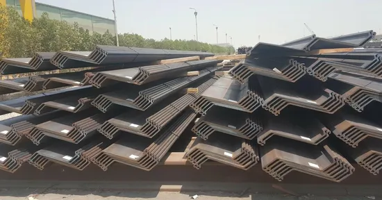 Piling for Flood Protector Type-2 Hot Rolled Type-3 Sy295 S355gp S430gp Q345 Steel Sheet Piles Type 2/3/3A/4 Hot Rolled U Type Steel Sheet Pile