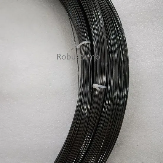 Hot Sale Common Size Dia0.8mm Black Tungsten Wire for Vacuum Coating
