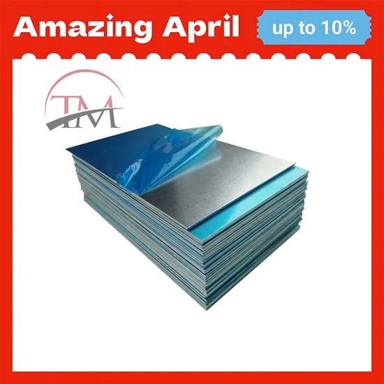 China Aluminum Supplier Manufacture Sample 10% off Customization Metal Aluminum Plate Sheet Price
