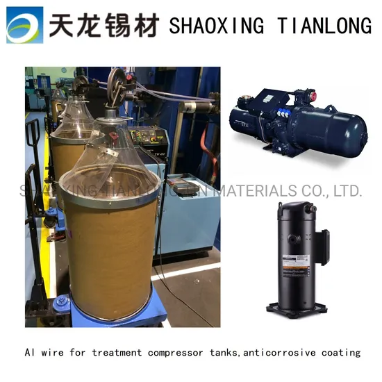Al wire for thermal spraying surface treatment, Aluminum wire