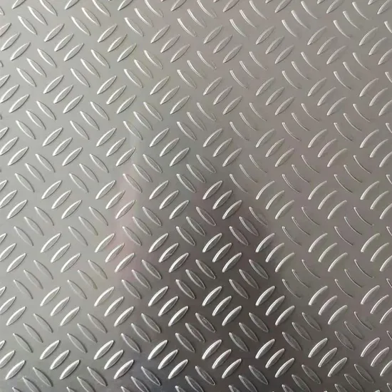 Hot Sale 5 Bars Aluminum Sheet 1060 1100 3003 5052 5754 Tread Aluminum Chequered Plate