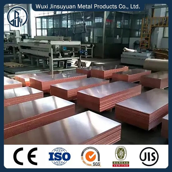 0.3mm 3mm 5mm 10mm 20mm Thickness T2 4X8 ASTM C70600 Copper Nickel Alloy Sheet