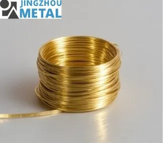 Gold Plated Brass Wire ASTM B16 Standard for Making Scouring Pad High Quality Brass Material