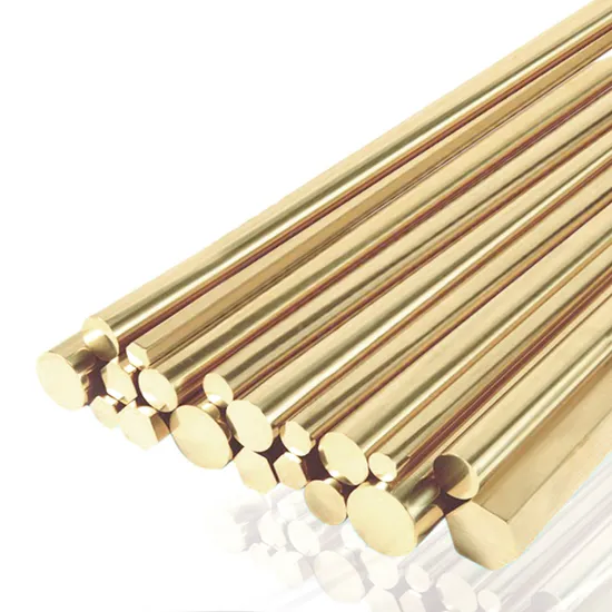 CZ125 H95 Corrosion Resistance Solid Copper Round Square Brass Bar Stockists Cuzn5 Brass Bar